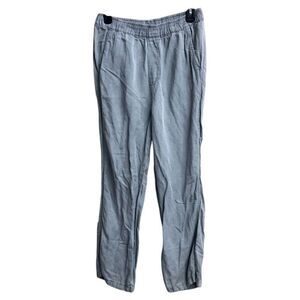 Zara straight leg linen blend pants Medium #690